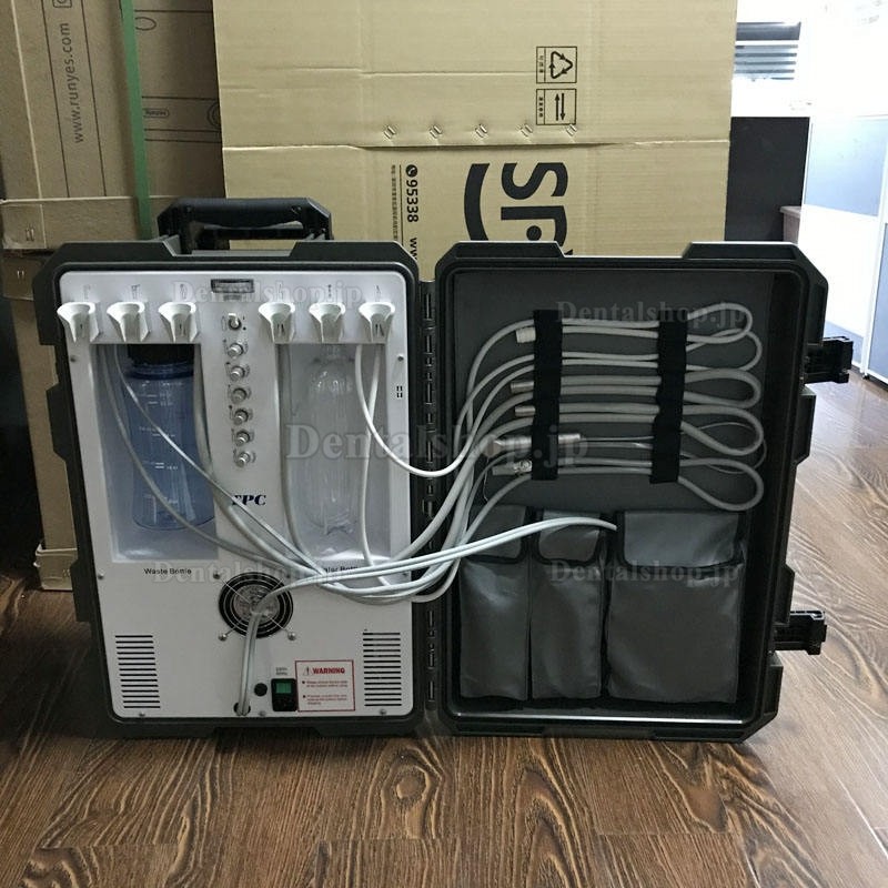 TPC PC2930 ポータブル歯科診療ユニット 内蔵スケーラーと光照射器付き